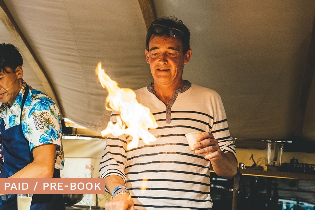 Stephane Delourme cooking