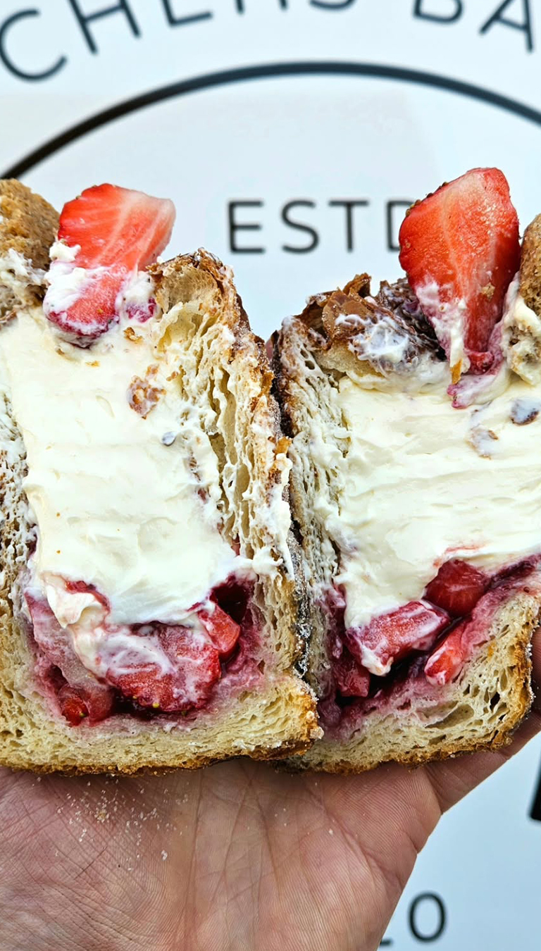 The Butchers Bakehouse crop Pastries filled with cream