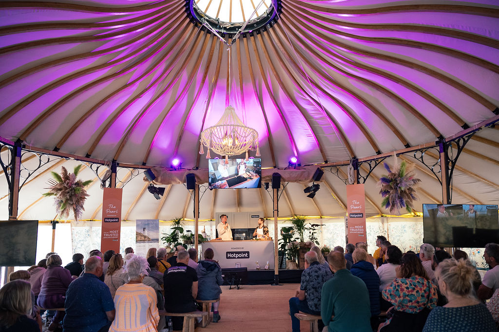 The Pearl during a food demo